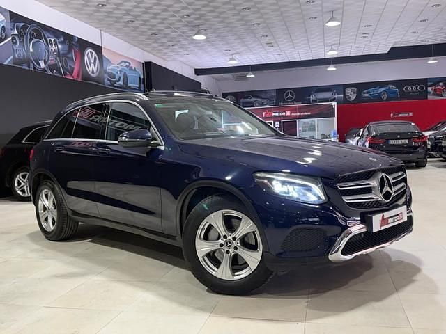 Usado Mercedes GLC220 170 CV (125 kW) 2018 Azul SUV