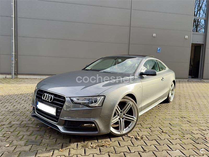 Gris / plata Usado 2016 Audi A5 Ambiente Coupe | 18.200 € (Precio justo) - Imagen 1/4