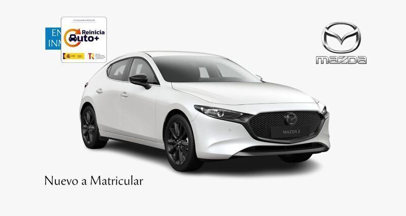 Blanco Nuevo 2025 Mazda 3 Homura-Line Berlina | 27.090 € (Precio justo) - Imagen 1/4