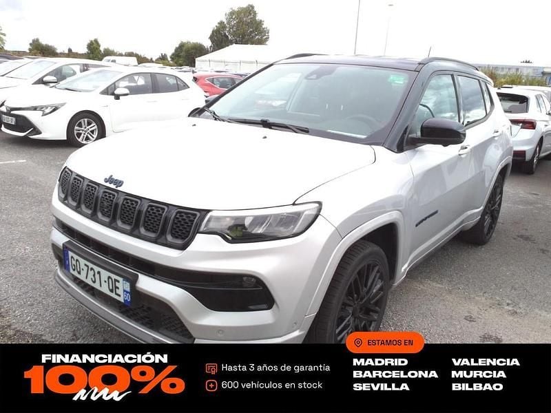 Gris Usado 2022 Jeep Compass SUV | 23.850 € (Precio justo) - Imagen 1/4