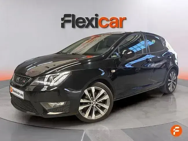 Usado Seat Ibiza FR 90 CV (66 kW) 2017 Negro Berlina
