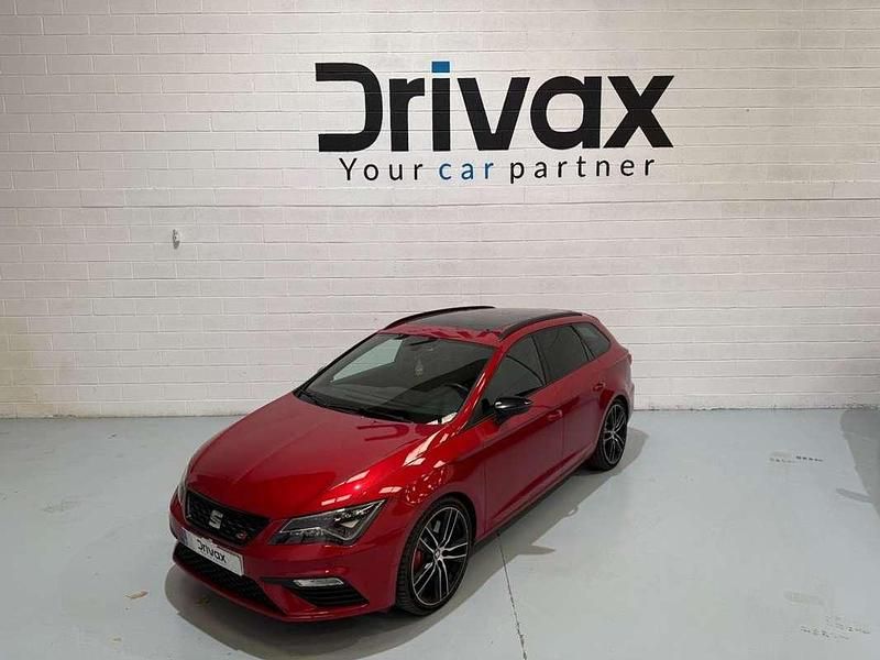 Granate Usado 2017 Cupra Leon Familiar | 22.990 € (Precio justo) - Imagen 1/4