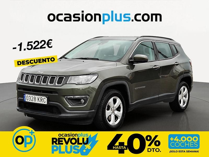 Usado Jeep Compass Longitude 120 CV (88 kW) 2018 Verde SUV