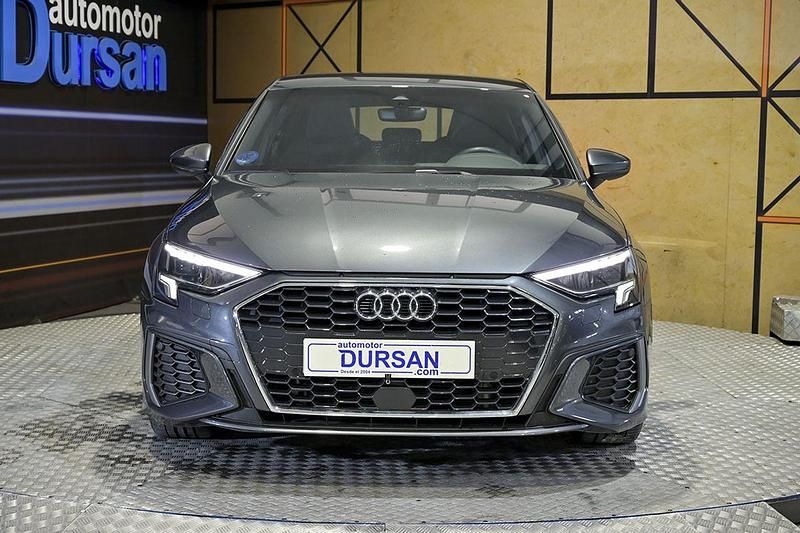 Usado Audi A3 e-tron S-Line 204 CV (150 kW) 2023 Gris Utilitario