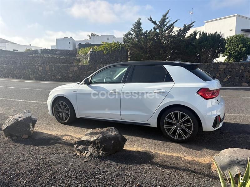 Usado Audi A1 Sportback S-Line 116 CV (85 kW) 2019 Blanco Utilitario