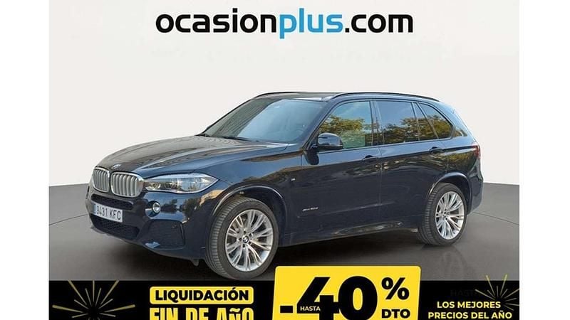 Negro Usado 2017 BMW X5 SUV | 37.590 € (Caro) - Imagen 1/4