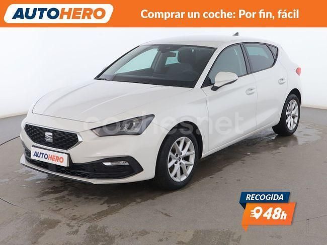Usado Seat Leon Style 116 CV (85 kW) 2021 Blanco Berlina