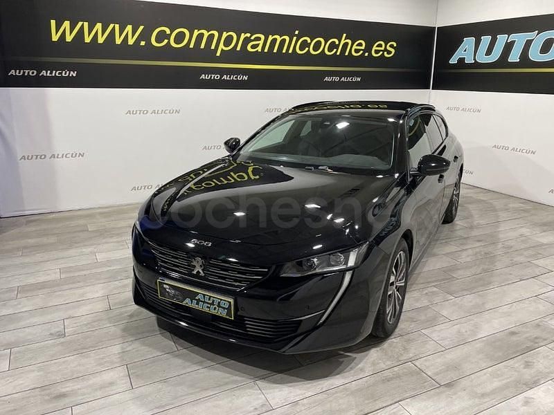 Usado Peugeot 508 SW Allure 130 CV (95 kW) 2022 Negro Familiar