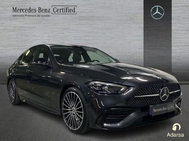 Usado Mercedes C220 AMG line 200 CV (147 kW) 2023 Gris grafito Berlina