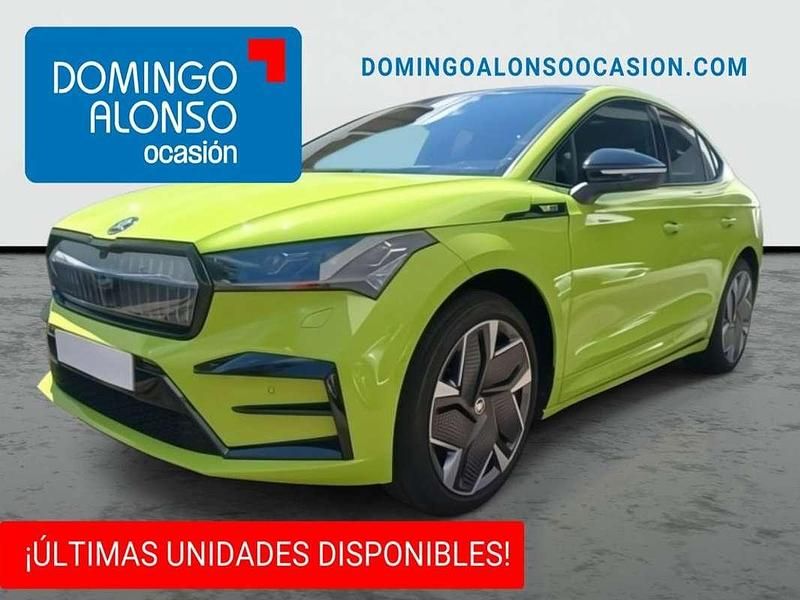 Verde Usado 2023 Skoda Enyaq iV RS SUV | 35.190 € (Precio justo) - Imagen 1/4