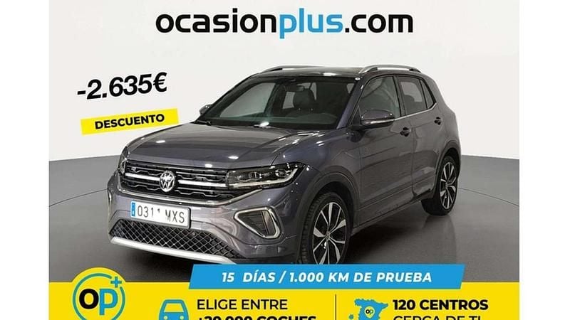 Usado VW T-Cross R-line 150 CV (110 kW) 2025 Gris SUV