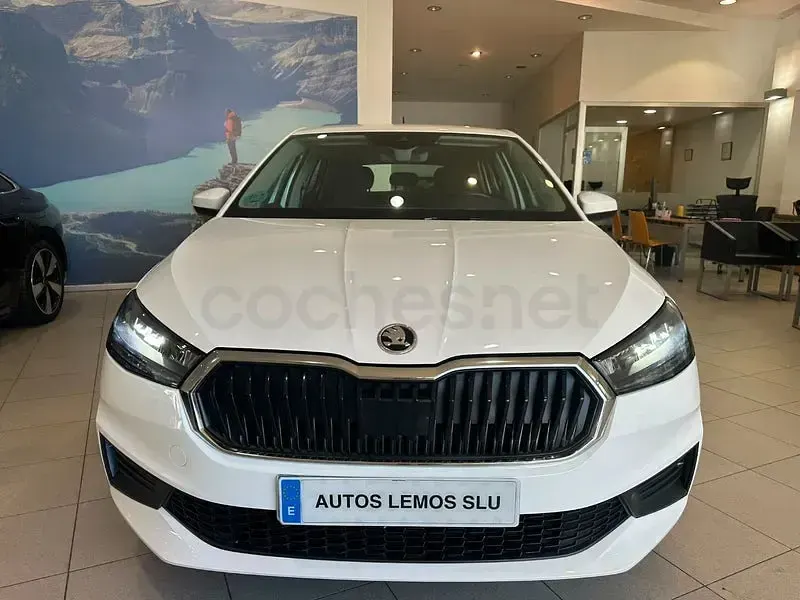 Usado Skoda Fabia Ambition 95 CV (69 kW) 2022 Blanco Utilitario