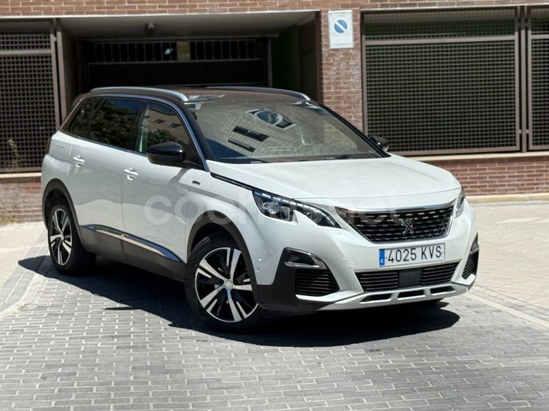 Blanco Usado 2019 Peugeot 5008 Active Monovolumen | 15.490 € (Precio justo) - Imagen 1/4