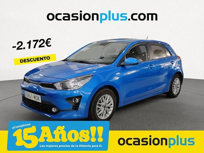 Azul Usado 2023 Kia Rio Berlina | 15.900 € (Precio justo) - Imagen 1/4