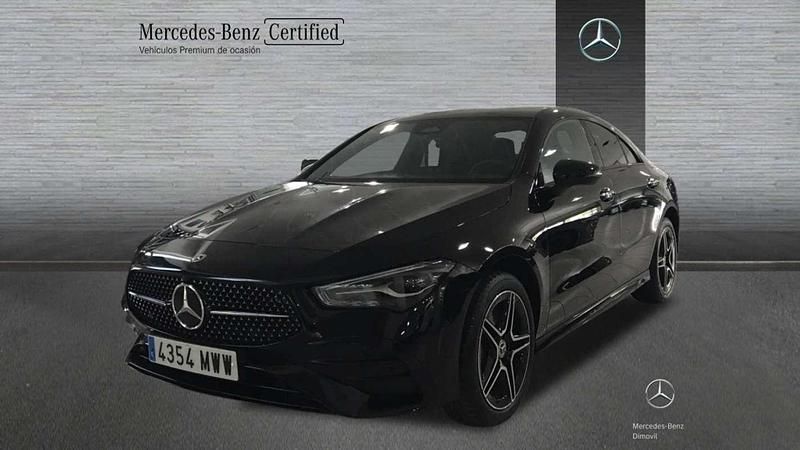 Negro Usado 2024 Mercedes CLA250e Berlina | 42.500 € (Buen precio) - Imagen 1/4
