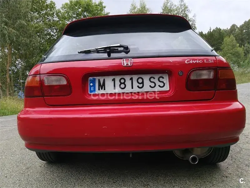 Usado Honda Civic 102 CV (75 kW) 1995 Rojo Coupe