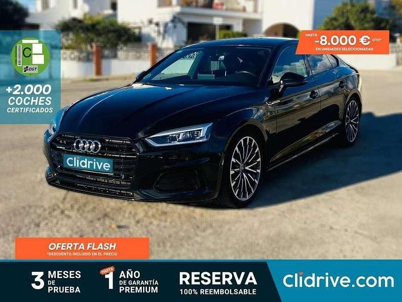 Negro Usado 2018 Audi A5 Sportback Premium Berlina | 20.890 € (Buen precio) - Imagen 1/3