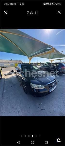 Usado Hyundai Sonata Comfort 140 CV (102 kW) 2006 Negro Berlina