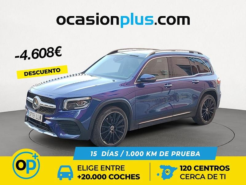 Azul Usado 2020 Mercedes GLB220 SUV | 35.950 € (Un poco caro) - Imagen 1/3
