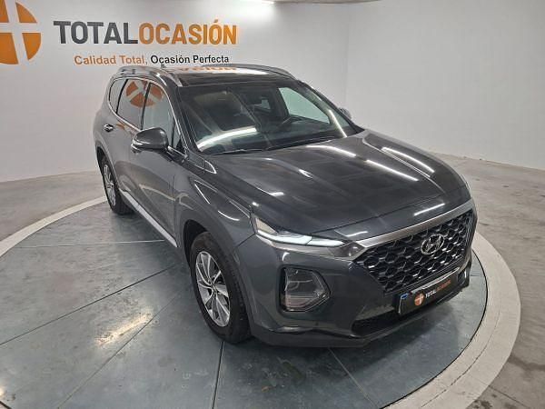Gris Usado 2019 Hyundai Santa Fe Style SUV | 25.490 € (Precio justo) - Imagen 1/4