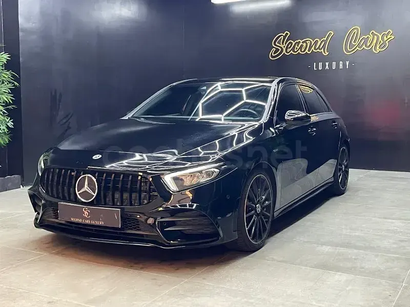 Usado Mercedes A200 150 CV (110 kW) 2021 Negro Berlina