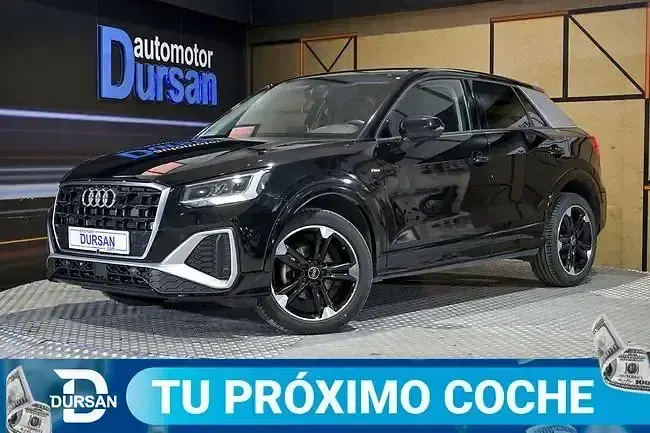 Usado Audi Q2 S-Line 116 CV (85 kW) 2022 Negro SUV