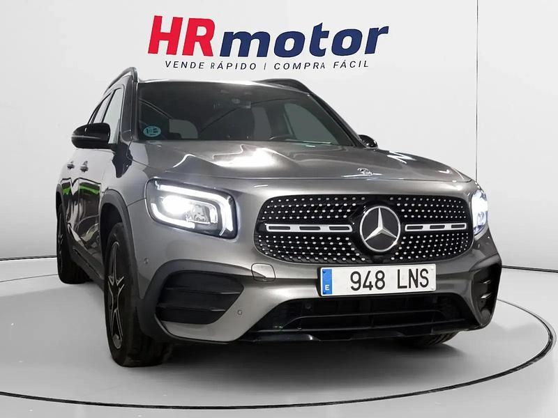 Gris Usado 2021 Mercedes GLB200 AMG line SUV | 33.270 € (Precio justo) - Imagen 1/4