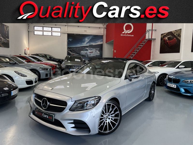 Gris / plata Usado 2021 Mercedes C300e Coupe | 42.500 € (Precio justo) - Imagen 1/4