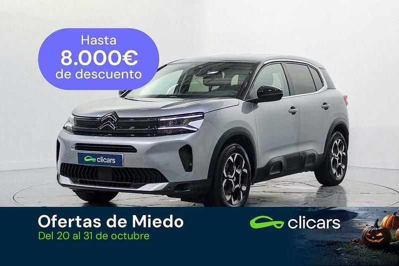 Gris Usado 2024 Citroën C5 Aircross PureTech SUV | 18.990 € (Buen precio) - Imagen 1/4