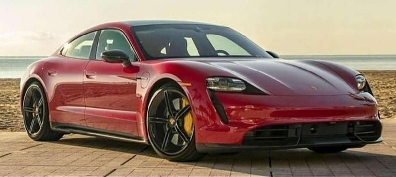 Rojo Usado 2021 Porsche Taycan 4S Berlina | 69.900 € (Precio justo) - Imagen 1/2