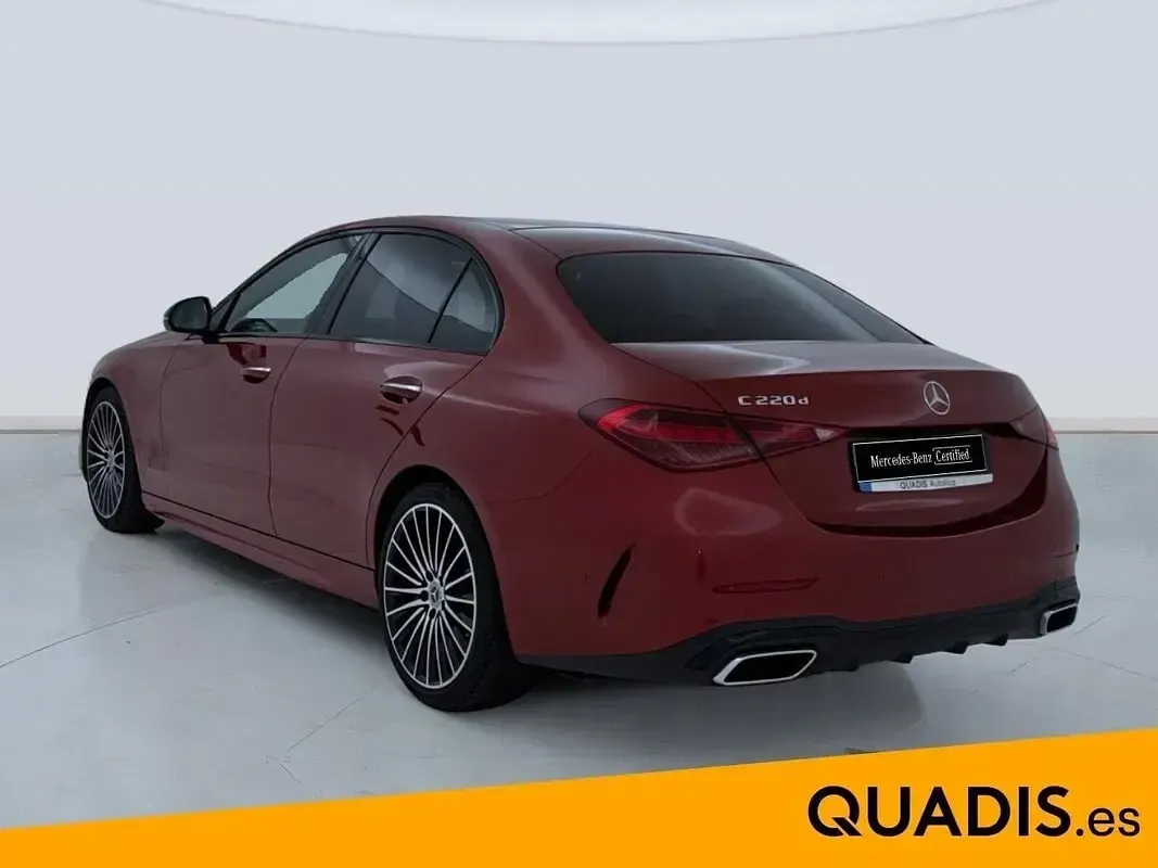 Usado Mercedes C220 200 CV (147 kW) 2024 Rojo Berlina