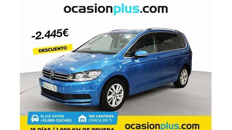Azul Usado 2021 VW Touran Advance Monovolumen | 23.910 € (Super precio) - Imagen 1/1