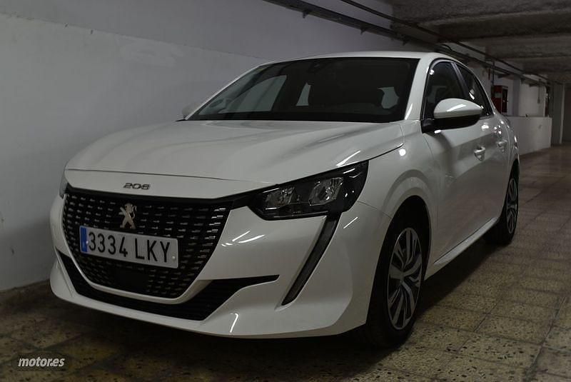 Blanco Usado 2020 Peugeot 208 Active Utilitario | 13.600 € (Precio justo) - Imagen 1/4