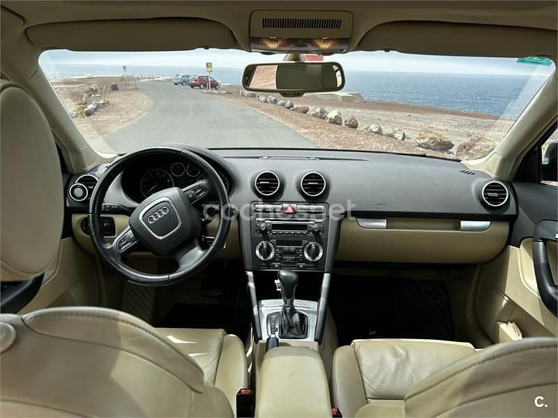 Usado Audi A3 Ambition 200 CV (147 kW) 2007 Negro Berlina