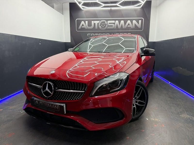 Usado Mercedes A220 AMG line 177 CV (130 kW) 2016 Rojo Berlina