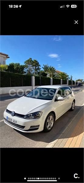 Usado VW Golf VII Advance 125 CV (91 kW) 2016 Blanco Berlina