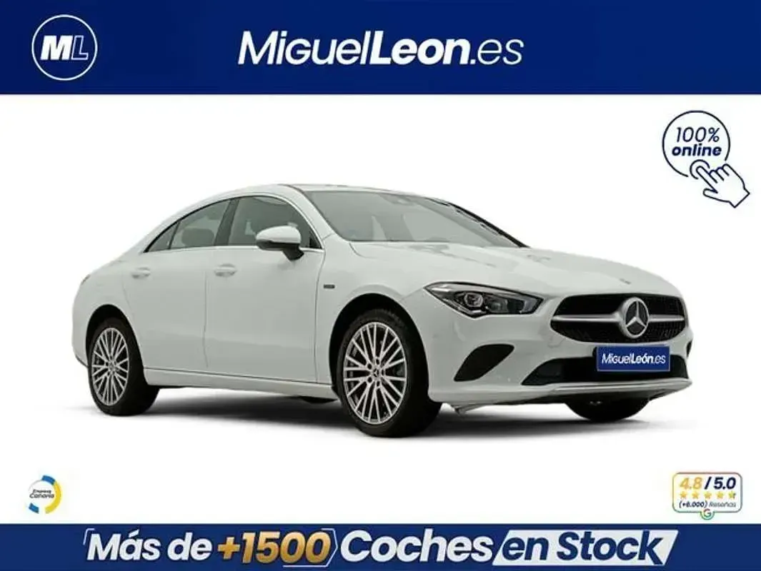 Usado Mercedes CLA250e 218 CV (160 kW) 2021 Blanco Coupe