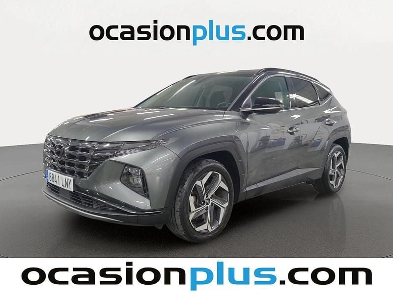 Gris Usado 2021 Hyundai Tucson SUV | 20.719 € (Buen precio) - Imagen 1/4