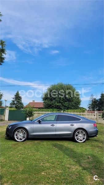 Gris / plata Usado 2014 Audi A5 Sportback Sport Berlina | 17.000 € (Precio justo) - Imagen 1/4