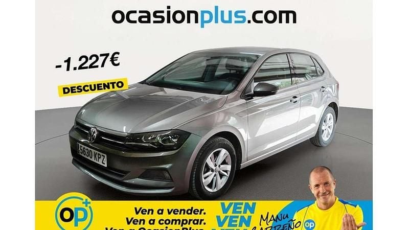 Usado VW Polo Advance 95 CV (69 kW) 2018 Gris Utilitario