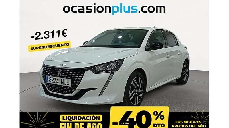 Blanco Usado 2023 Peugeot 208 Allure Utilitario | 11.289 € (Precio justo) - Imagen 1/4