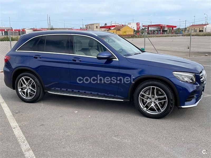 Usado Mercedes GLC220 170 CV (125 kW) 2016 Azul SUV