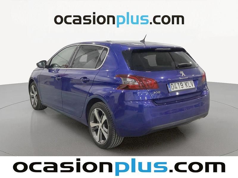 Usado Peugeot 308 Allure 110 CV (80 kW) 2018 Azul Utilitario