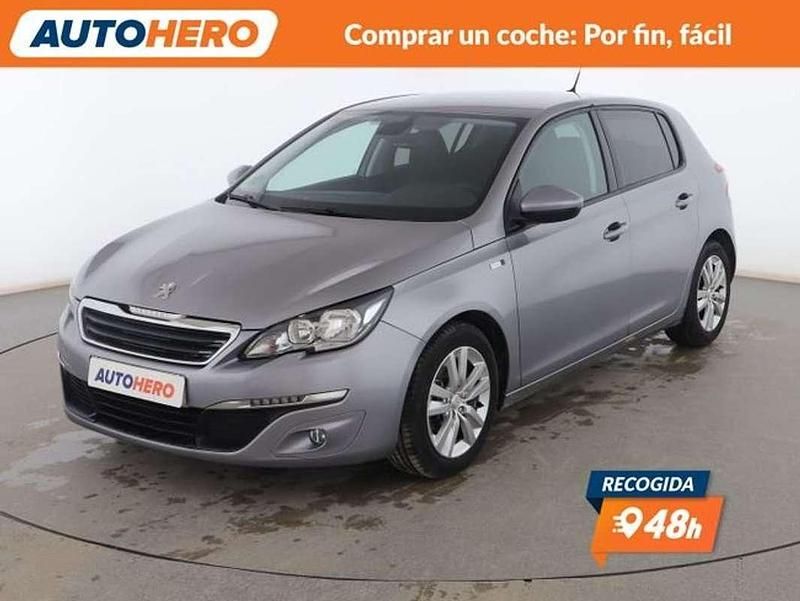 Usado Peugeot 308 Style 100 CV (73 kW) 2017 Negro Utilitario