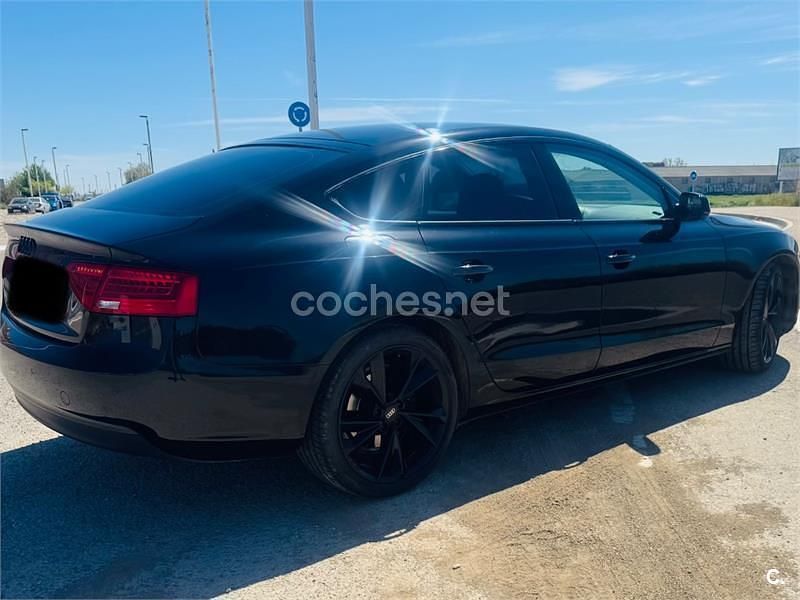 Usado Audi A5 Sportback 177 CV (130 kW) 2013 Negro Utilitario