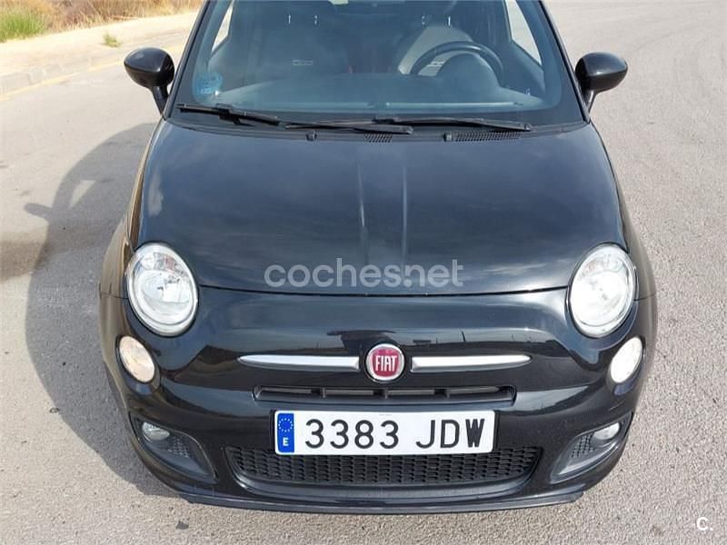 Negro Usado 2015 Fiat 500 S Berlina | 5950 € (Buen precio) - Imagen 1/4