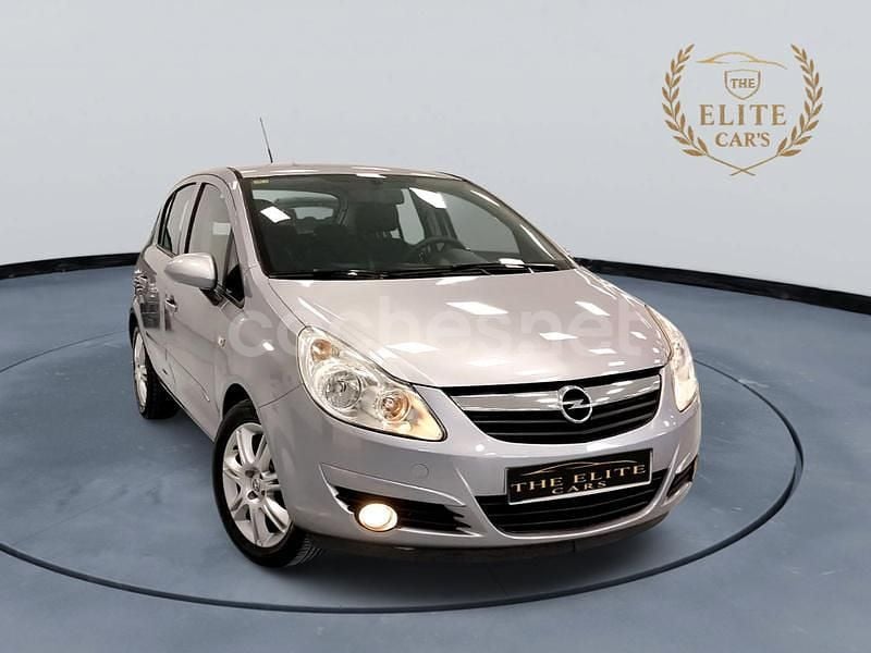 Azul Usado 2007 Opel Corsa Enjoy Berlina | 4390 € (Precio justo) - Imagen 1/4
