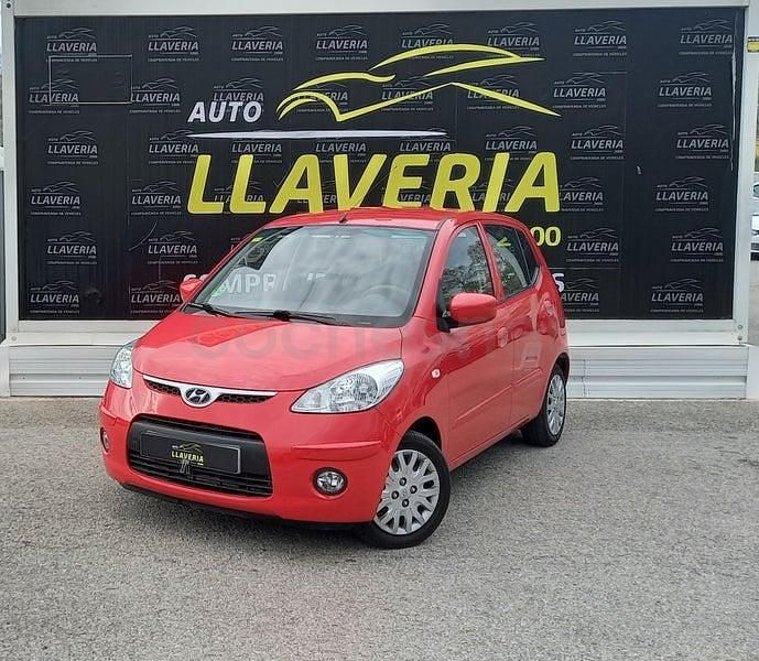 Usado Hyundai i10 Comfort 78 CV (57 kW) 2009 Rojo Utilitario