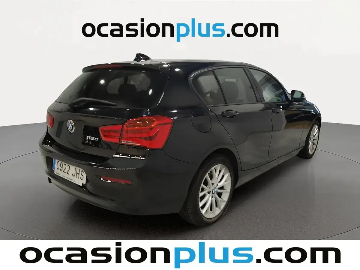 Usado BMW 118 150 CV (110 kW) 2015 Negro Utilitario