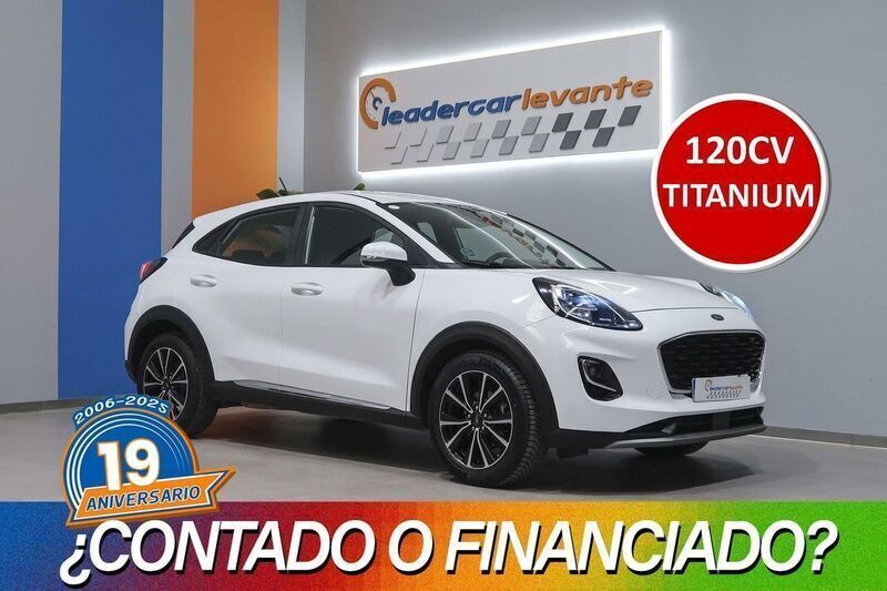 Blanco Usado 2021 Ford Puma Titanium SUV | 15.900 € (Precio justo) - Imagen 1/4